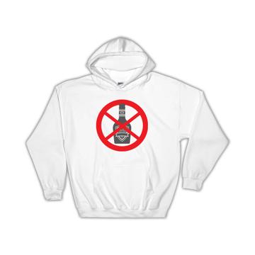 No Drinking Sign : Gift Hoodie Dry Sober January Alcohol Free Month Healthy Living Art