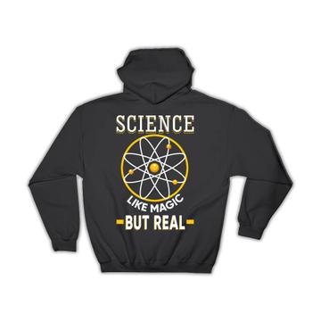 Atom Picture : Gift Hoodie Science Fiction Day Real Magic Physics Research Alien Ufo