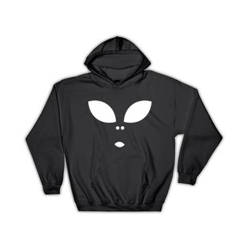 Alien Face : Gift Hoodie Extraterrestrial Exist Science Fiction Day Ufo Teen Room Decor