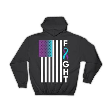 Suicide Prevention Awareness : Gift Hoodie Patriotic American Flag Mental Health Distress