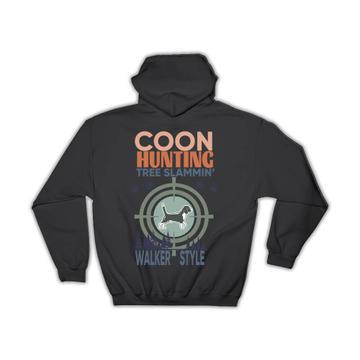 For Pet Walker Coon Hunting : Gift Hoodie Dog Animal Bear Paws Print Funny Art
