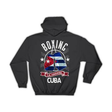 For Boxer Boxing Cuba : Gift Hoodie Cuban Flag Athlete Sport Sports La Habana Decor