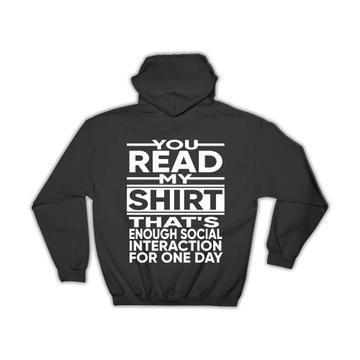 Funny Quote For Introvert : Gift Hoodie Introverts Social Distancing Humor Poster Nerd