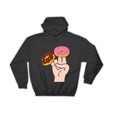 For Donut Lover : Gift Hoodie Donuts Sweets Teenager Food Cute Art Print Kid Child
