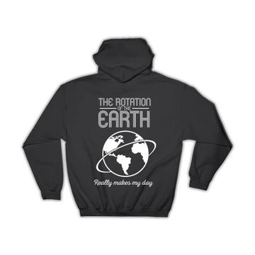 Funny For Astronomy Teacher : Gift Hoodie Astronomer Earth Rotation Space Physics Planet