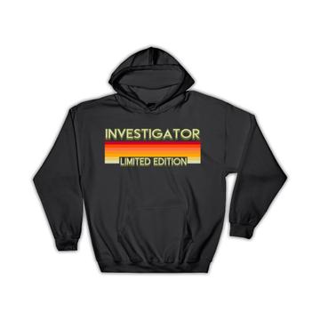 For Investigator Limited Edition : Gift Hoodie Fraud Investigation Detective Spy Stripes