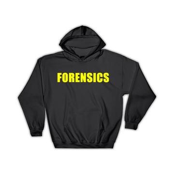 Forensics Art Print : Gift Hoodie For Forensic Scientist Crime Scene Investigator Criminologist