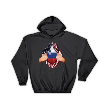 Slovenia Slovenian Flag : Gift Hoodie For Expat Country Pride Souvenir Nation USA Independence