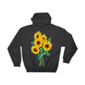 Sunflower Bouquet : Gift Hoodie Flowers Floral Female Spring Southern Graphic