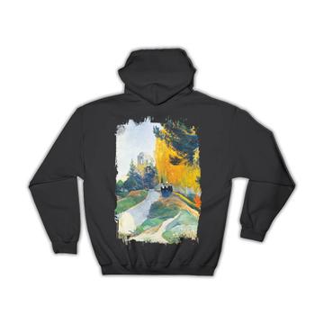 gauguin Les Alyscamps : Gift Hoodie Famous Oil Painting Art Artist Painter