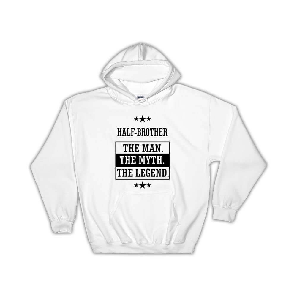 STEPBROTHER : Gift Hoodie The Man Myth Legend Family Christmas