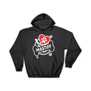 Mastiff: Gift Hoodie Dog Breed Pet I Love My Cute Puppy Dogs Pets Decorative