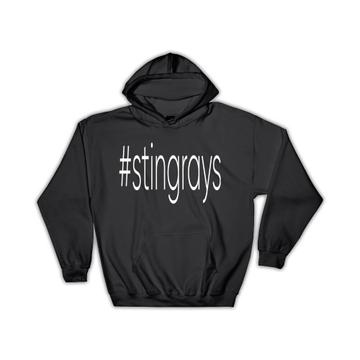 Hashtag Stingrays : Gift Hoodie Hash Tag Social Media