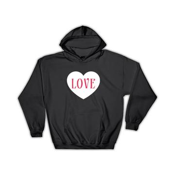 Heart Background Love : Gift Hoodie Font Graphic