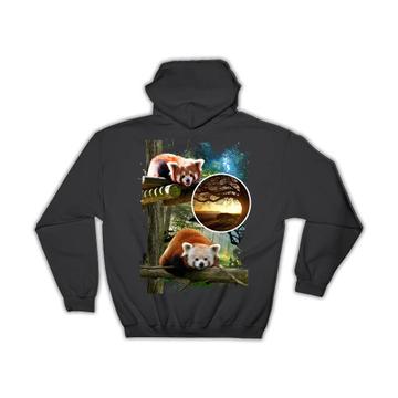Red Panda  : Gift Hoodie Wild Animals Wildlife Fauna Safari Endangered Species
