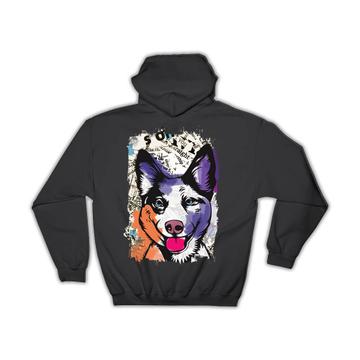 Siberian Husky Collage : Gift Hoodie Urban Artistic Art Patchwork Pencil Sketch Dog Dogs