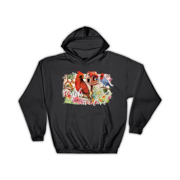 Cardinal Colorful House : Gift Hoodie Bird Grieving Lost Loved One Grief Healing Rememberance