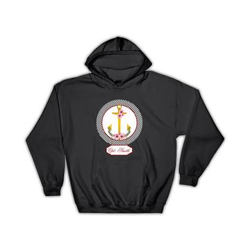 Personalized Anchor : Gift Hoodie Captain Smith Naval Boat Beach House Maritime
