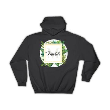 Personalized Botanical : Gift Hoodie Leaves Nature Name Initial Ecology Ecologic Modern Leaf