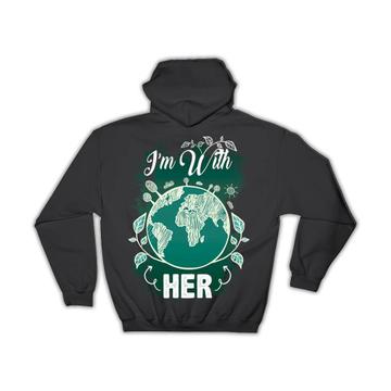 For Earth Protector : Gift Hoodie Ecology Ecological Green Power Globe Nature Protection