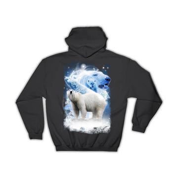 Savage Polar Bear : Gift Hoodie Winter Wild Animal Wildlife Photography Alaska Wall Poster