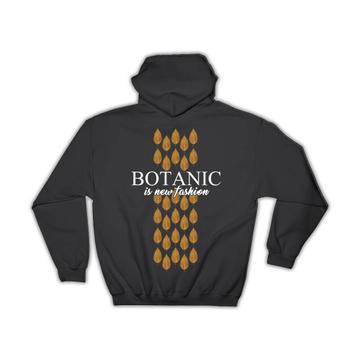 Golden Leaves Botanical : Gift Hoodie Birch Leaf Nature Trend Fashion Abstract Birthday Favor