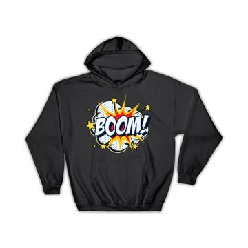 Boom Art Print : Gift Hoodie Vintage Fun Design For Birthday Party Decor Teenager Stars Explosion