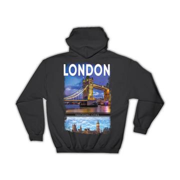 London Photo United Kingdom : Gift Hoodie Big Ben English Capital Souvenir Traveler England