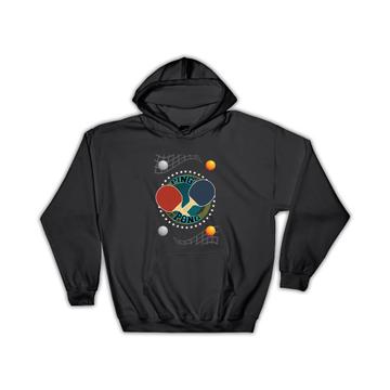 Ping Pong Color Rackets : Gift Hoodie Table Tennis
