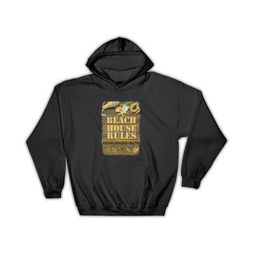 Beach House Rules Relax Unwind Enjoy : Gift Hoodie Vacation Summer Quotes