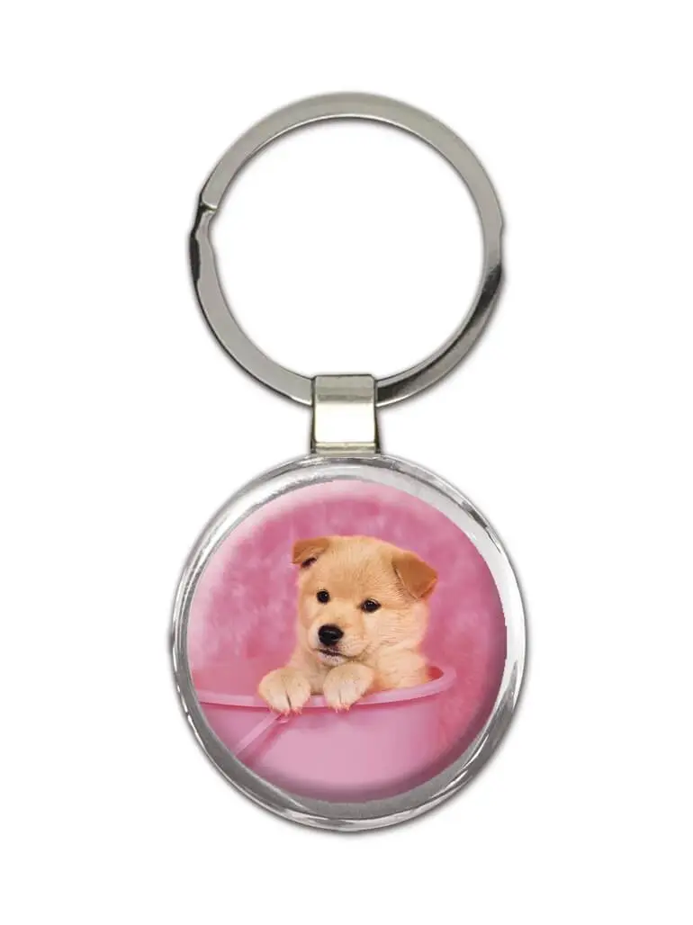 Dog Bucket Keychain