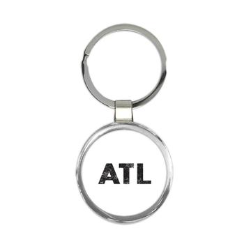 USA Hartsfield–Jackson Atlanta Airport ATL : Gift Keychain Airline Travel AIRPORT