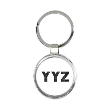 Canada Toronto Pearson Airport YYZ : Gift Keychain Airline Travel Pilot AIRPORT