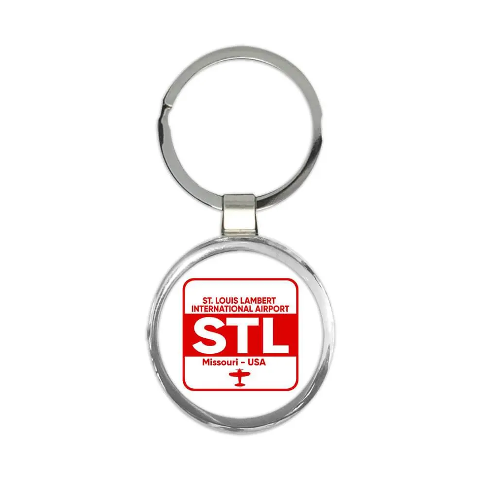Gift Keychain: USA St. Louis Lambert Airport Missouri STL Airline