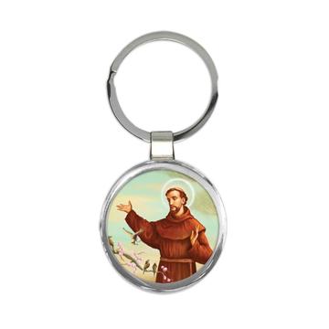 San Francis of Assisi : Gift Keychain Catholic Religious Saint