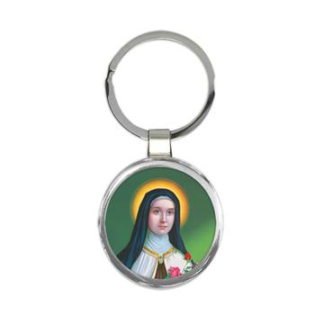 Saint Thereze of Liseux : Gift Keychain Catholic Religious Religion Classic Faith