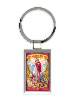 Nossa Senhora Desatadora de Nos : Gift Keychain Católica Católico Santa Virgem Religiosa