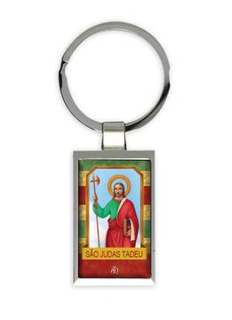 Sao Judas Tadeu : Gift Keychain Católico Santo Religiosa Católica