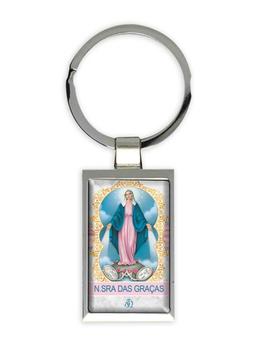 Nossa Senhora das Graças : Gift Keychain Católica Católico Santa Virgem Maria Religiosa