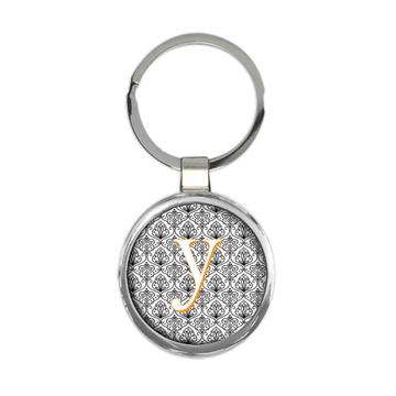 Monogram Letter Y : Gift Keychain Alphabet Initial Name ABC