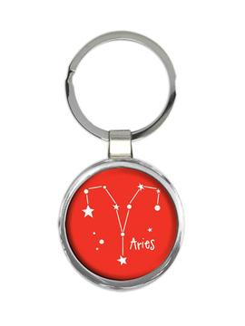 Aries : Gift Keychain Zodiac Signs Esoteric Horoscope Astrology
