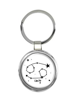Cancer : Gift Keychain Zodiac Signs Esoteric Horoscope Astrology