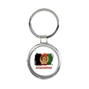 Afghanistan Afghan Flag : Gift Keychain Coat Of Arms Country Vintage Souvenir Asia Pride