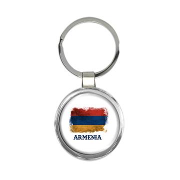 Armenia Armenian Flag : Gift Keychain European Europe Country Souvenir Pride Patriotic Print