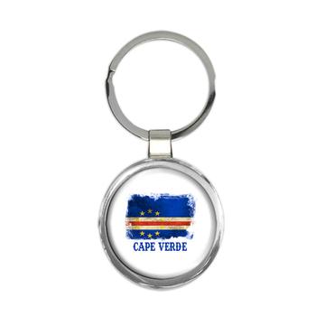 Cape Verde Flag Cabo : Gift Keychain Verdean Country Souvenir Patriotic Vintage Africa