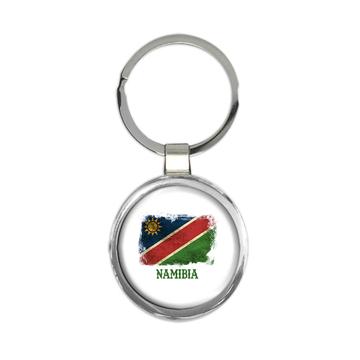 Namibia Namibian Flag : Gift Keychain Africa African Country Souvenir National Vintage Patriotic Art