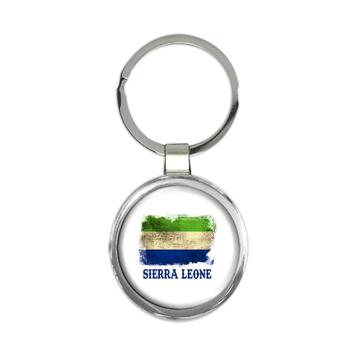 Sierra Leone Leonean Flag : Gift Keychain Africa African Country Souvenir National Vintage Patriotic