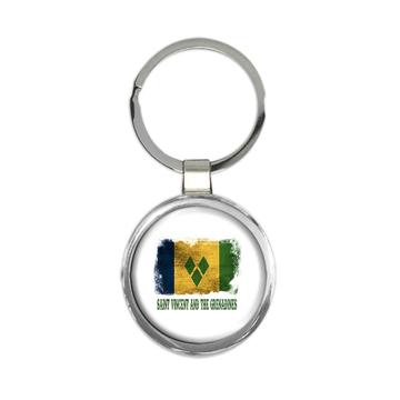 Saint Vincent And The Grenadines Flag : Gift Keychain Central America American Country Souvenir