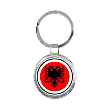 Albania : Gift Keychain Flag Never Underestimate The Power Albanian Expat Country