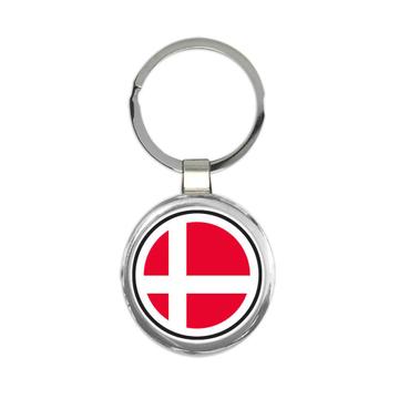 Denmark : Gift Keychain Flag Never Underestimate The Power Danish Expat Country